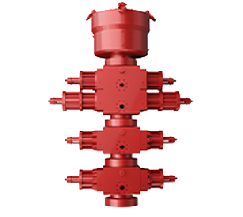 13 5/8-15000PSI<br>高抗硫防噴器組<br>（2FZ35-105閘板防噴器、FH35-70/105環(huán)形防噴器）
